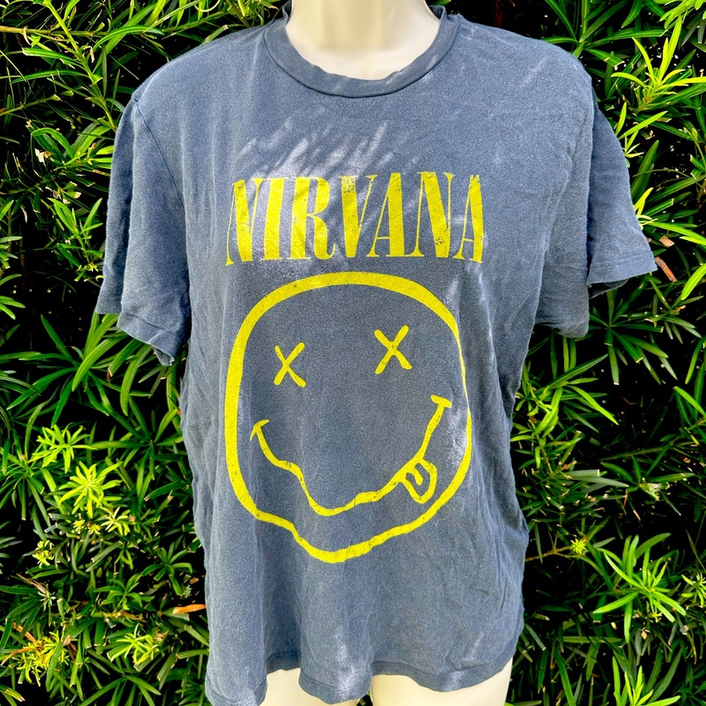 EUC gray classic Nirvana tee, Urban Outfitters, small